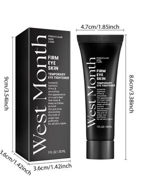 West Month Firm Eye Skin Temporary Eye Tightener Anti Wrinkle Cream 1oz  NIB